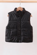 Black-mom&me puffer vest