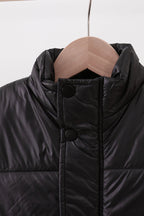 Black-mom&me puffer vest