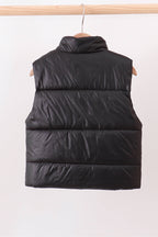 Black-mom&me puffer vest