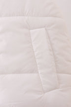 White-mom&me puffer vest