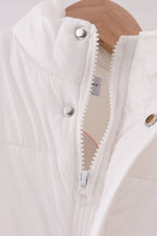 White-mom&me puffer vest