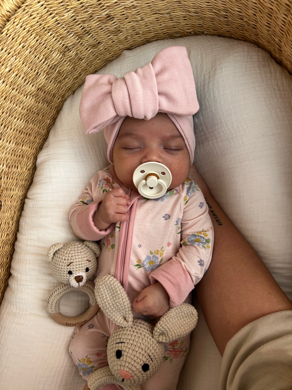 Blush Bloom (Convertible Zip Footies)