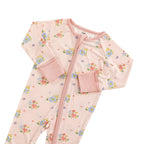 Blush Bloom (Convertible Zip Footies)