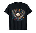 Baseball Drip Team And Ice Cream T-Shirt - Novelty Apparel for Adults