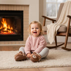 Pre-Order Kids’ Fuzzy Slippers | Bear & Bunny Animal House Shoes