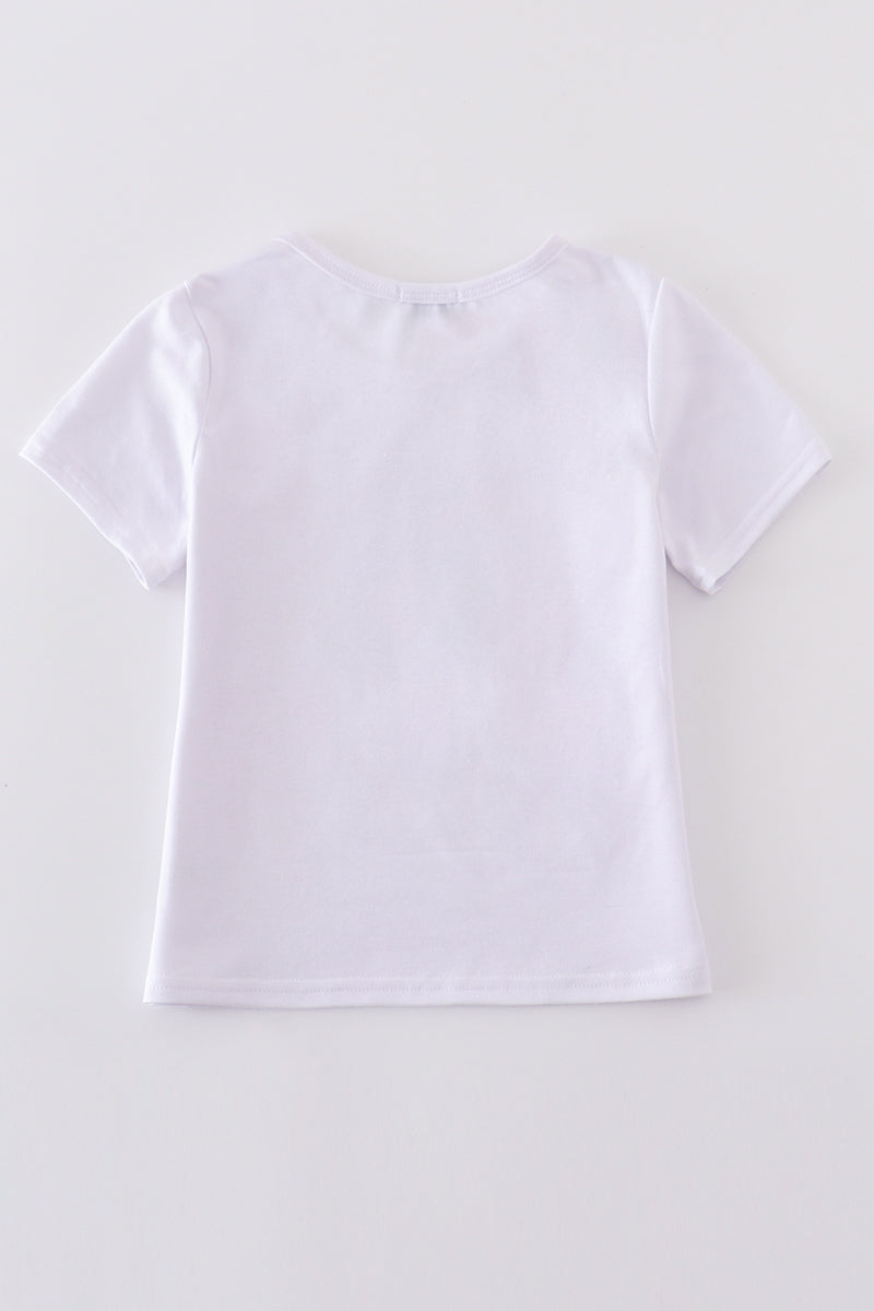 music fan print mom&me top