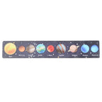 Montessori Wooden Solar System Puzzle 8 Planets Educational Toy for Kids Earth and Sun Learning Gift