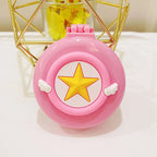 New Strawberry Hair Comb with Folding Mirror - Portable Traveling Massage Comb for Women & Girls - Hair Styling Accessories
