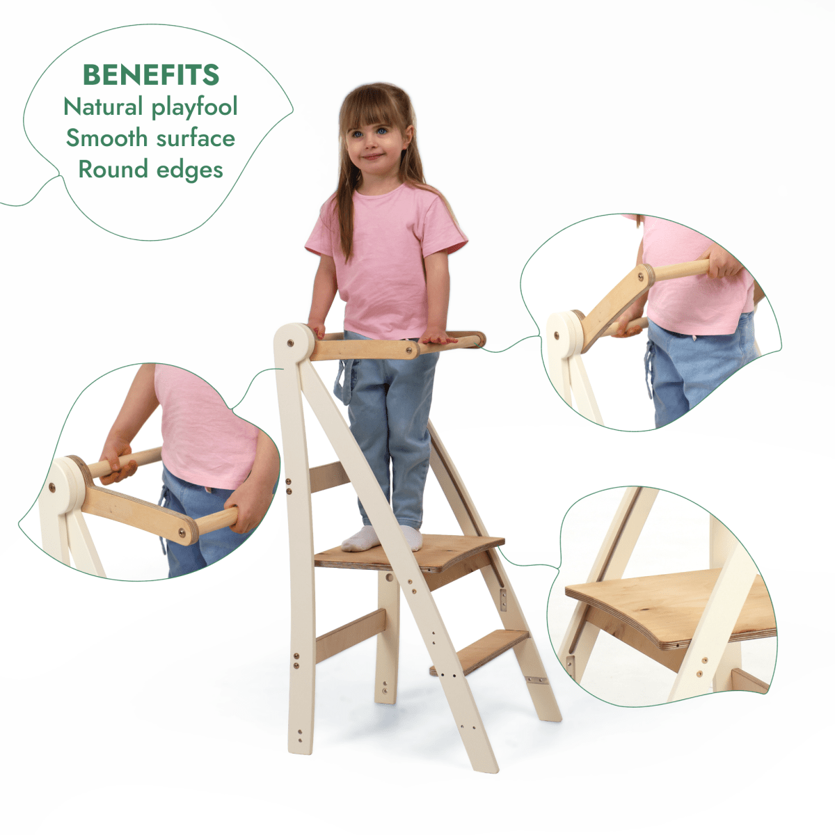 Adjustable Montessori Tower - Kids Step Stool