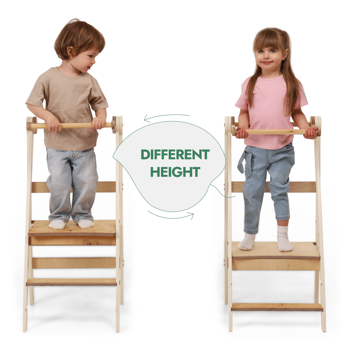 Adjustable Montessori Tower - Kids Step Stool