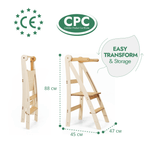 Adjustable Montessori Tower - Kids Step Stool