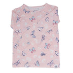Pink Butterfly Daisy Bamboo Big Kid Pajama Set